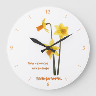 I Love You Große Wanduhr