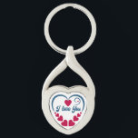 I Love You. Happy Valentine Day Gift Schlüsselanhänger<br><div class="desc">I Love You. Happy Valentine Day Gift</div>