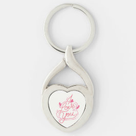 I Love You Heart Keychain Schlüsselanhänger