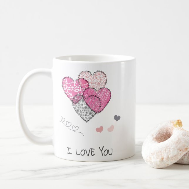 I love you kaffeetasse (Mit Donut)