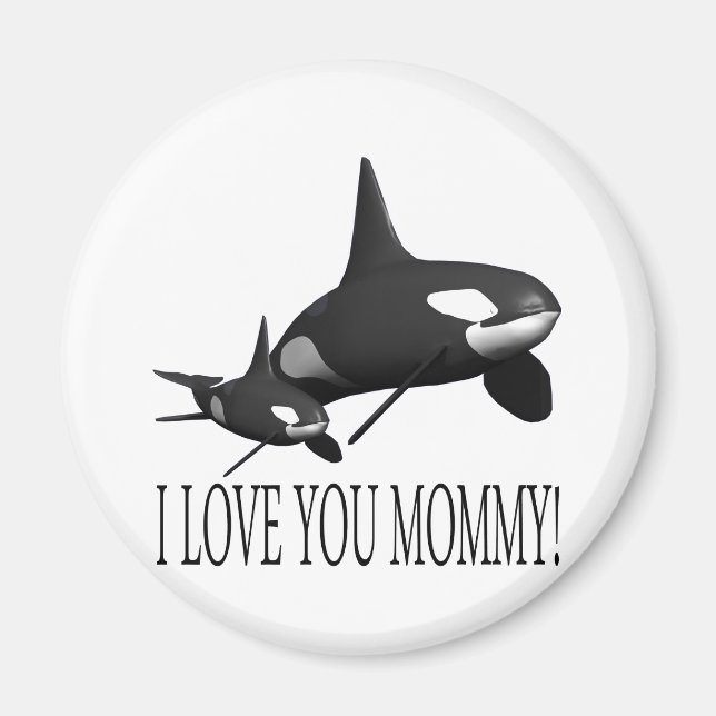 I Love You Mommy Magnet (Vorne)