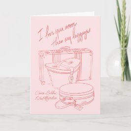 "I love you more than my luggage" Karte