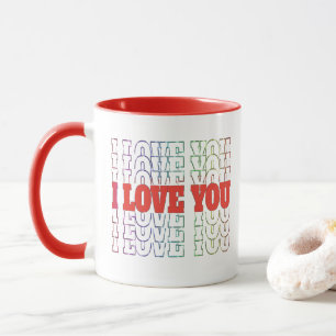 I Love You Mug - Saint-Valentin Répéter un cadeau