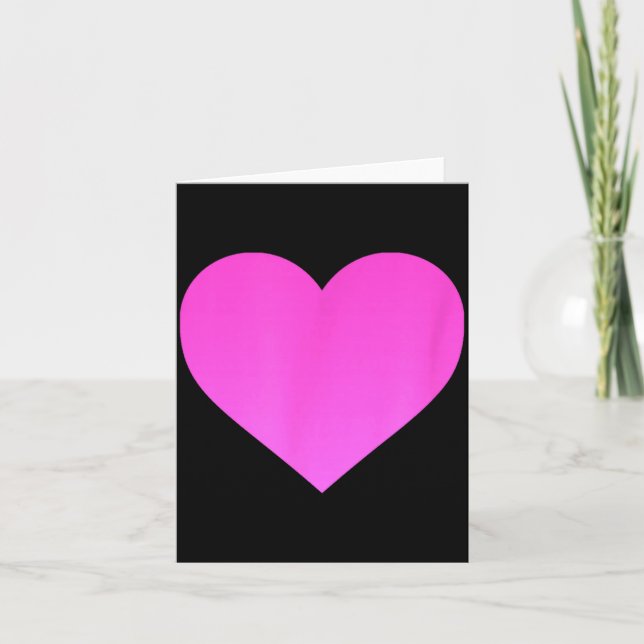 I Love You Nk Purple Heart Valentines Day Emotico  Karte (Vorderseite)