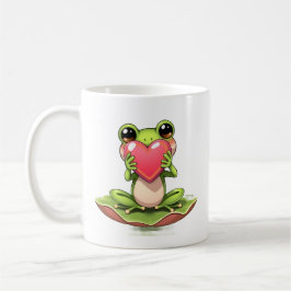 I Love You | Personalized Chibi Toad Kaffeetasse