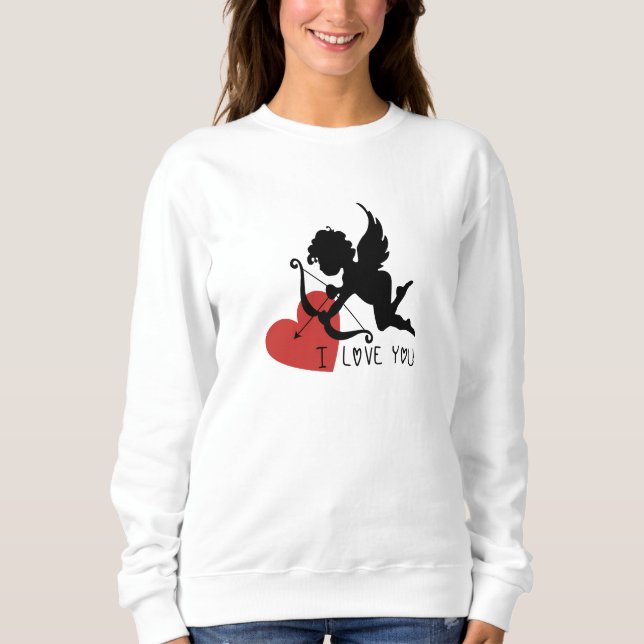 I LOVE YOU SWEATSHIRT (Vorderseite)