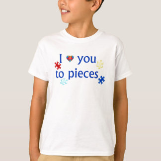 I Love You To Piets Autism Awareness Kids Shirt
