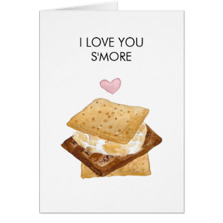 I Love You'more Watercolor Print Greeting Card