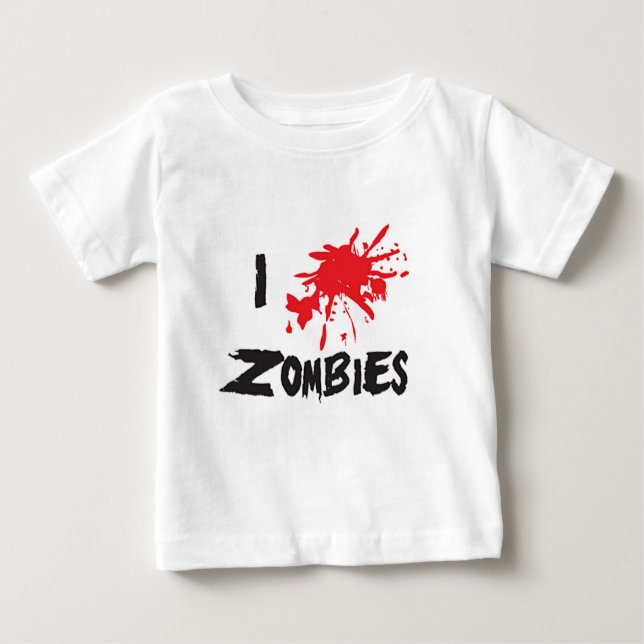 I Love Zombie Baby T-shirt (Vorderseite)