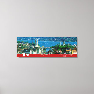 I Love Zuerich Suisse - Toile Enveloppée