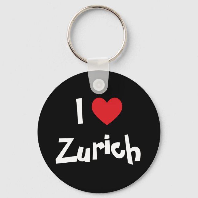 I Love Zurich Schlüsselanhänger (Vorderseite)