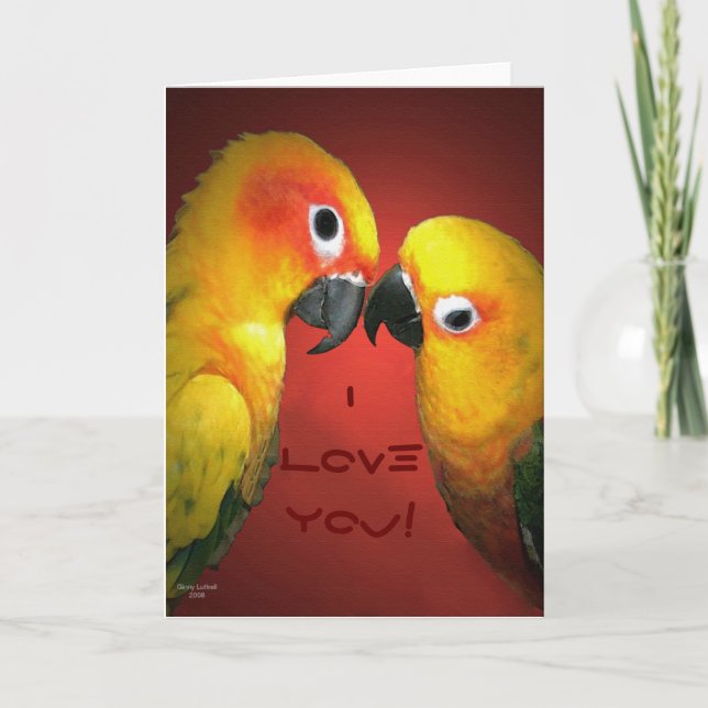 I LoveYou! Gruß-Karte Karte (Vorderseite)