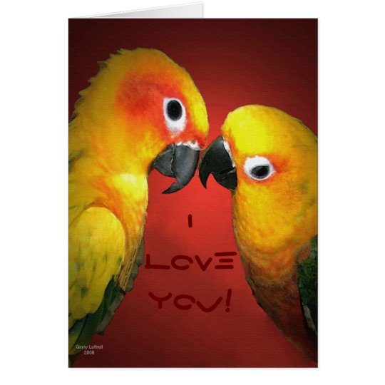 I LoveYou! Gruß-Karte Karte