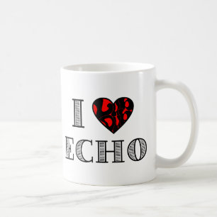 I LubDub Echo-Rot Kaffeetasse