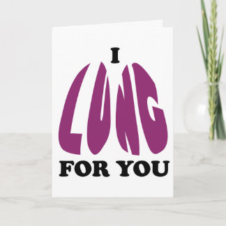 I Lung for You Feiertagskarte