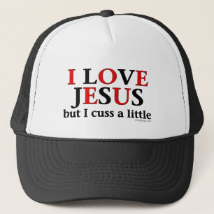 I lustiges Sprichwort Liebe-Jesuss Truckerkappe