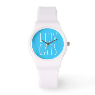 I Luv Cats Armbanduhr