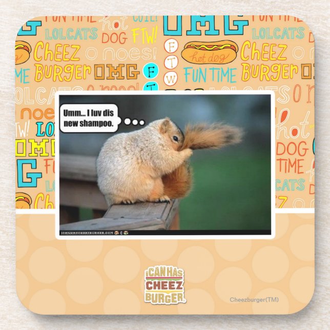 I luv DIS neues Shampoo Getränkeuntersetzer (Vorderseite)