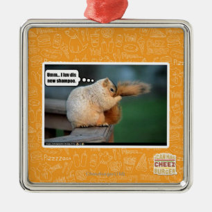 I luv DIS neues Shampoo Silbernes Ornament