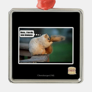 I luv DIS neues Shampoo Silbernes Ornament