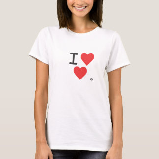 I Luv Herz-Kleid T-Shirt