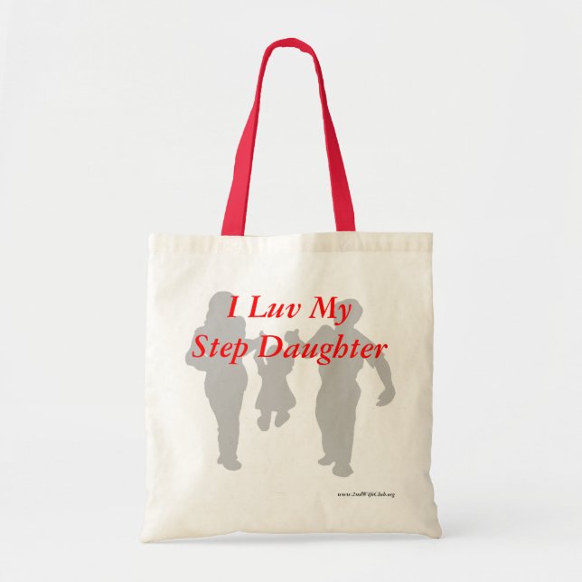 I Luv meine Schritt-Tochter! Tragetasche (Vorne)