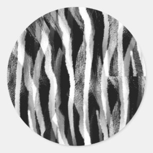 I Luv Pattern!_ Runder Aufkleber