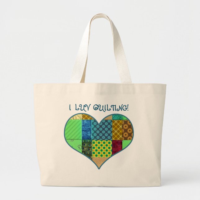 I LUV STEPPENDE TASCHE - DIE SAMMLUNG QUILTER (Vorne)