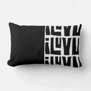i Luv U Tribal Lumbar Pillow Lendenkissen