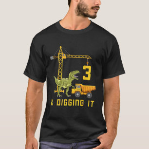 I m 3 Dinosaurier Bau Top T Shirt