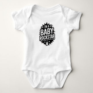 I´m a baby rockstar baby strampler