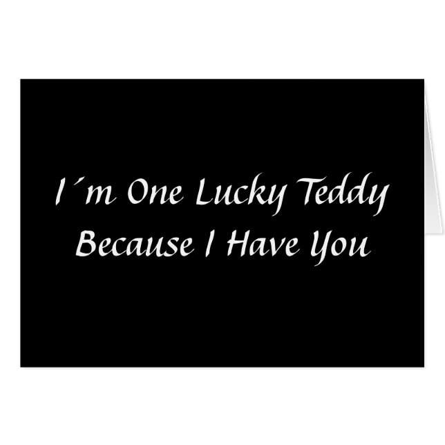 I´m ein glücklicher Teddybär (txt) (Vorderseite (Horizontal))