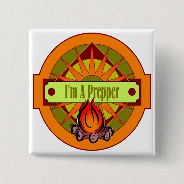 I ` m ein Prepper Button (Vorderseite)