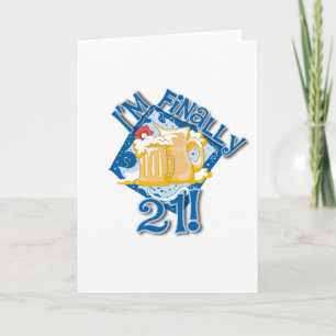 I’m Finally 21 Karte