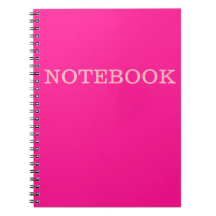 "I m Hübsch Pink"-Notebook Notizblock