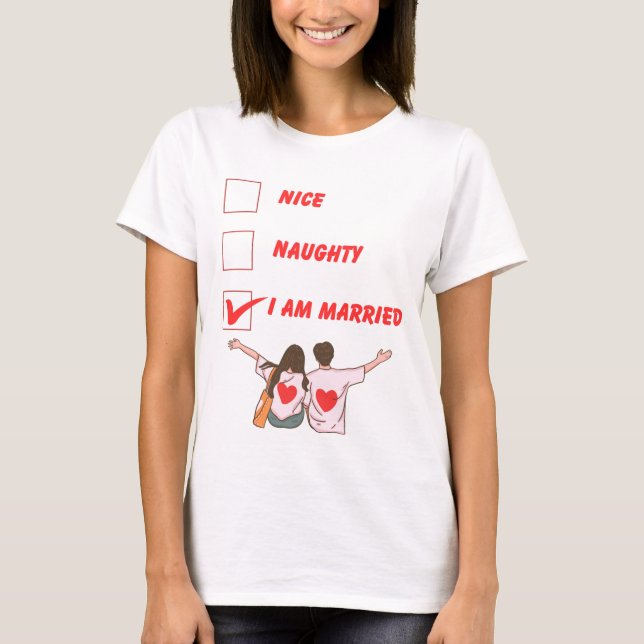 i m Married Tshirt pour femmes (Devant)