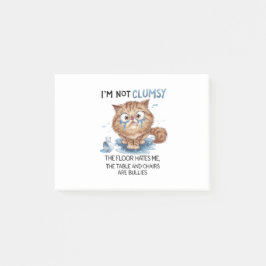 I’m Not Clumsy Post-it Klebezettel