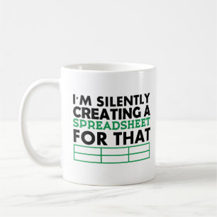 I’m Silently Creating a Spreadsheet For That Gift Kaffeetasse