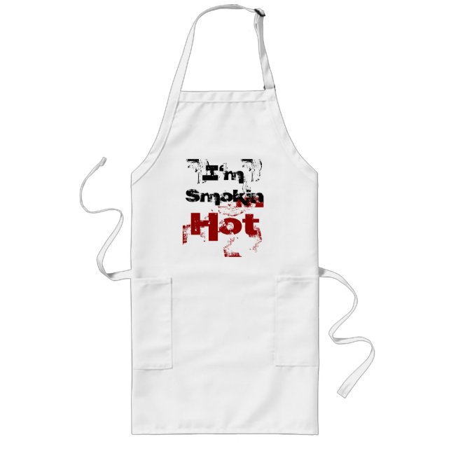 I’m Smokin Hot BBQ Lange Schürze (Vorne)