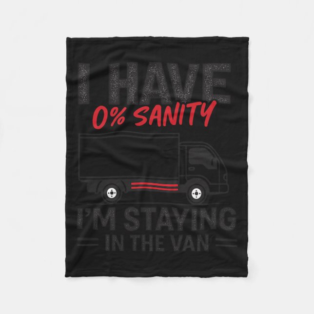 I’m Staying In The Van Funny Phasmophobia Gamer Me Fleecedecke (Vorderseite)