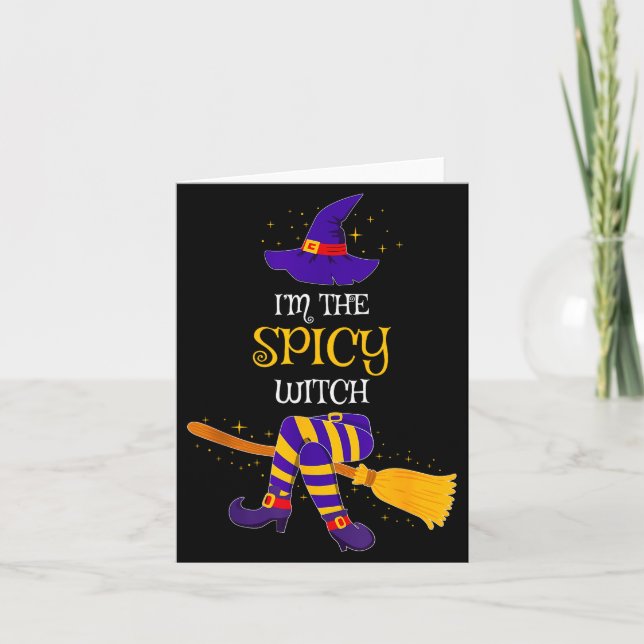 I’m The Scy Witch Family Matching Costume Hallowee Karte (Vorderseite)