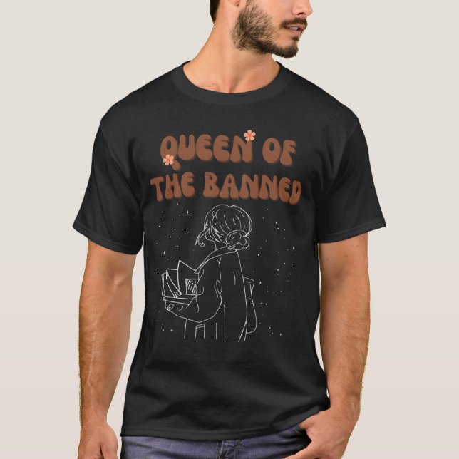 I m With The Banned Books  Book T-Shirt (Vorderseite)