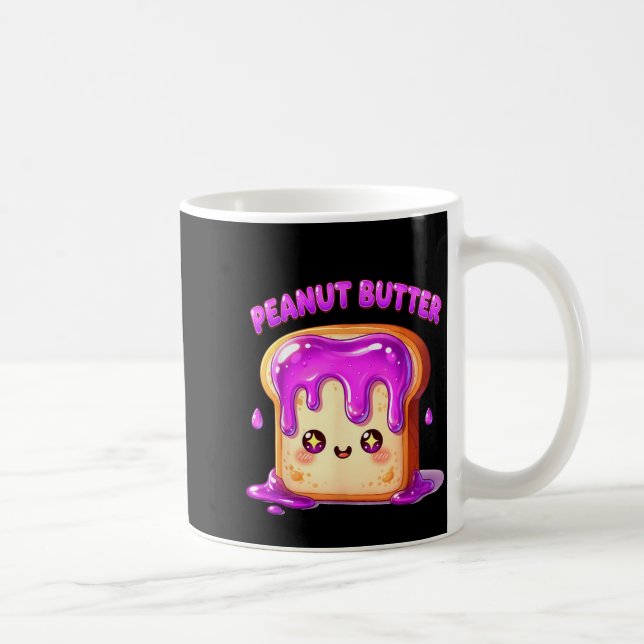 I’m With The Peanut Butter Funny Matching Couple C Kaffeetasse (Rechts)