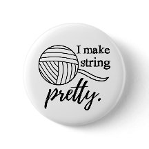 I Make String Hübsch Crafts / Yarn Typografy