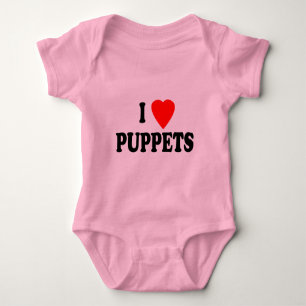 I MARIONETTEN DER LIEBE-(HERZ) BABY STRAMPLER