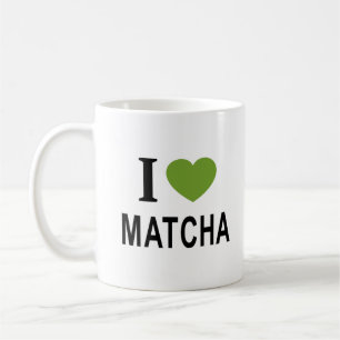 I ❤️ MATCHA I LIEBE MATCHA I HEART MATCHA COFFEE M KAFFEETASSE