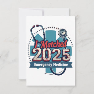 I Matched 2025 Emergency Medicine Einladung