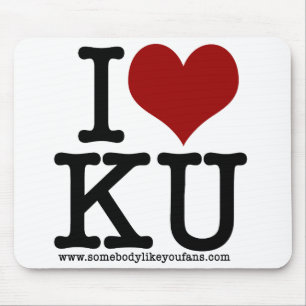 I Mausunterlage des Herz-KU Mousepad