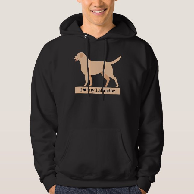 I mein Labrador Hoodie (Vorderseite)
