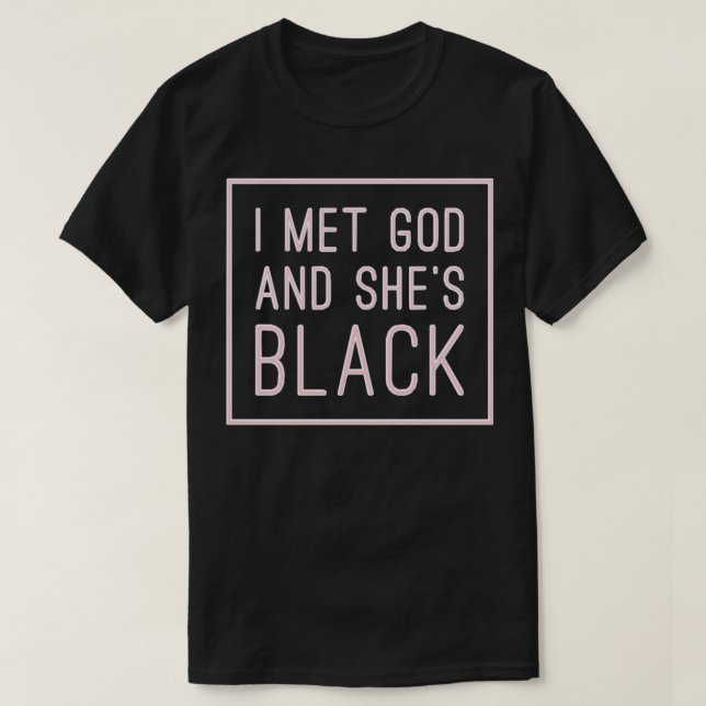 I Met God And Sheu2019s Black Pullover  (Design vorne)